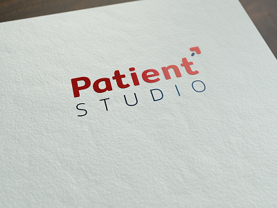 Patient Studio - MedTech Startup Logo branding building logo flat icon logo medical minimal patients startup typography vector