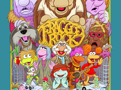 Fraggle Rock cartoon design fraggle rock