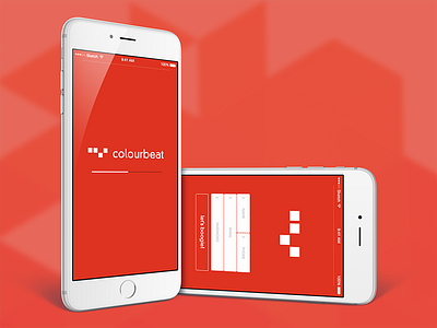 Colourbeat Mobile app design mobile ui ux