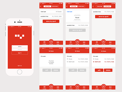 Colourbeat Mobile - Screens app design mobile ui ux