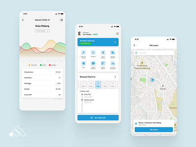 Peduli Lindungi Redesign Concept app app design application design application ui clean concept design design app illustration light pedulilindungi redesign simple ui