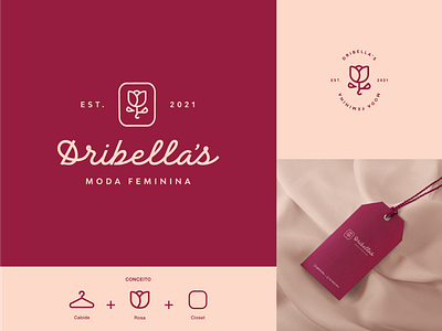 Dribella's - Women's clothing 🌹 branding branding design design logo logobrand logodesigner logogrid logoinspire logolounge logonew logoplace logosai logotype minimallogo professionallogo