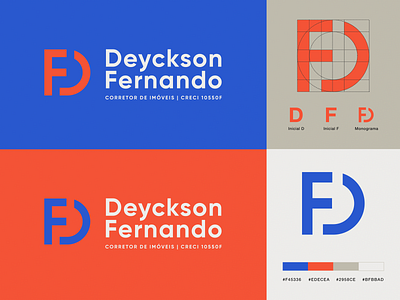 DF Logo Design Concept - Real State Agent