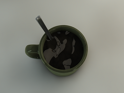 Finals Fuel 3d c4d coffee finals mug render rit