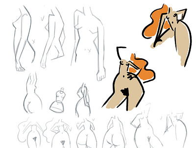 Character design for Eva animation characterdesign concept art design drawing illustration