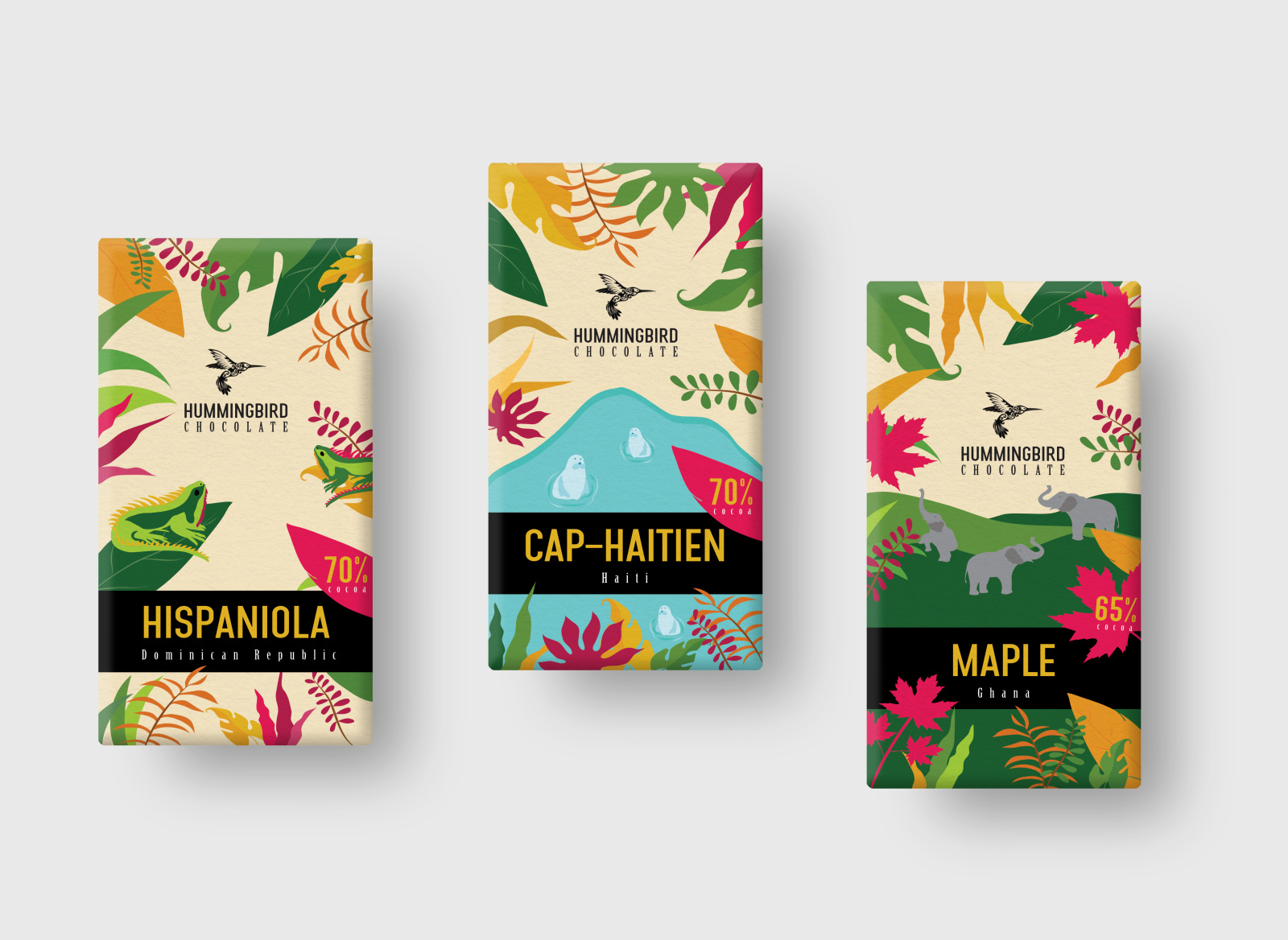 Hummingbird Chocolate Packaging Redesign by MasondeDesigns on Dribbble