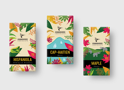 Hummingbird Chocolate Packaging Redesign branding chocolate graphic design illustration packaging vector