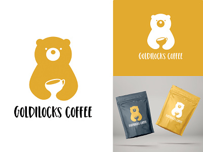 Goldilocks Coffee Shop - Day 6 - Daily Logo Challenge branding coffee shop design graphic design illustration logo vector