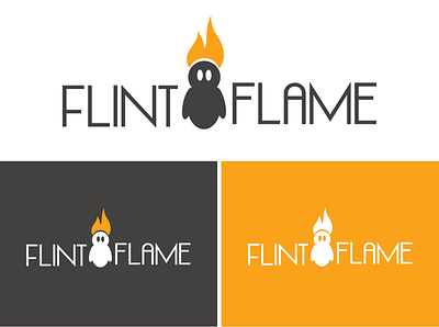 Flint & Flame - Day 10 - Daily Logo Challenge branding design graphic design illustration logo vector