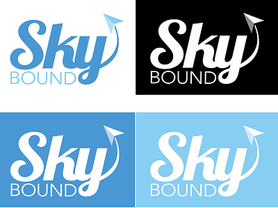 Sky bound airline logo - Day 12 - Daily Logo Challenge