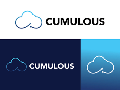 Cumulous cloud computing logo -Day 14 - Daily Logo Challenge