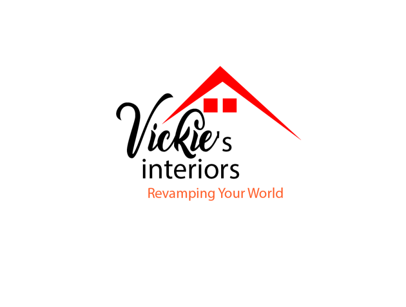 Logo design for Vickie's Interiors by SIFON UDOH on Dribbble