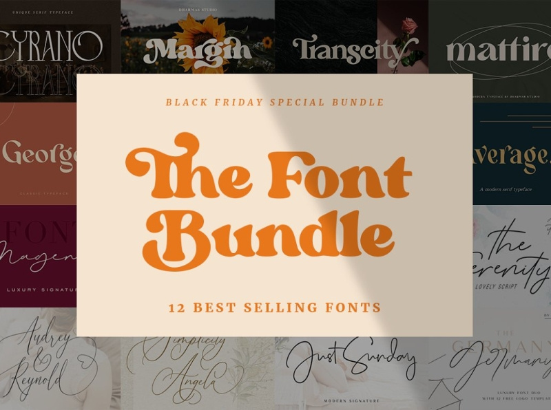 Download Best Selling Bundle Fonts Collection By Font Resources On Dribbble
