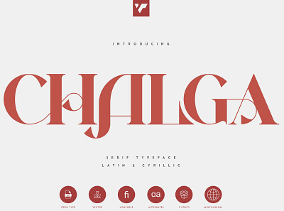 Chalga - Serif Typeface 3 weights art calligraphy design display elegant font font resources fonts handwriting handwritten logo logo font professional sans serif sans serif font sans serif fonts sans serif typeface serif serif typeface stylish