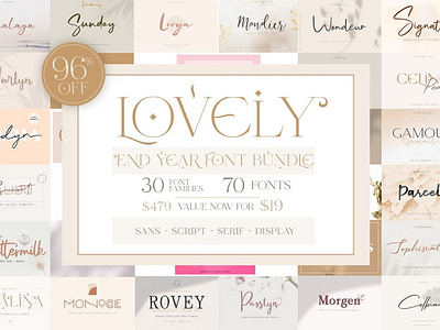 Download Lovely End Year Font Bundle 96 Off By Font Resources On Dribbble