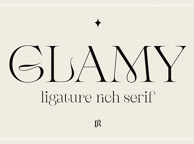 GLAMY - Ligature Rich Serif advertising branding design display font font resources fonts lettering ligature logo logotype rich rich serif rich serif font sans serif sans serif font serif font serif fonts typeface typography