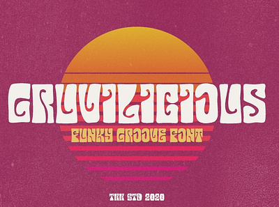 Gruvilicious - Retro Groovy Font classy elegant font fonts funky font groovy groovy font lettering logo minimalist modern retro retro design retro font retro groovy font sans serif serif typeface typography unique