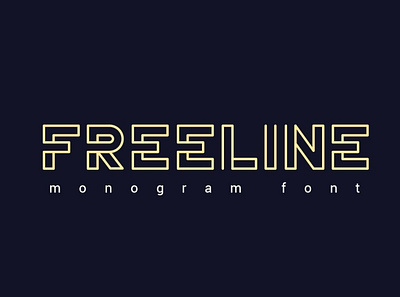 Freeline Monogram Font classy elegant fonts lettering line line font line fonts minimalist modern monogram monogram font monogram fonts outline outline font outline fonts sans serif serif typeface typography unique