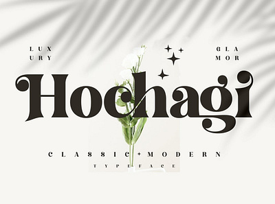 Hochagi Classy Serif Font advertising branding classy display display font elegant fashion font fonts lettering logo luxury magazine minimalist sans serif serif stylish typeface typography unique