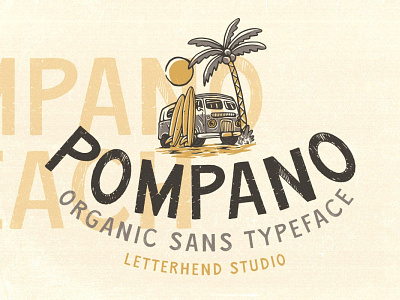 Pompano - Organic Sans Font advertising branding classy display elegant fashion font fonts lettering logo magazine minimalist modern retro sans serif serif typeface typography unique vintage