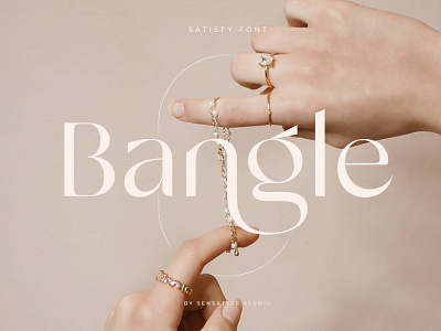 satisfy - Modern Stylistic Sans Serif advertising branding classy display display font elegant fashion font fonts lettering logo magazine minimalist modern sans serif serif stylish typeface typography unique