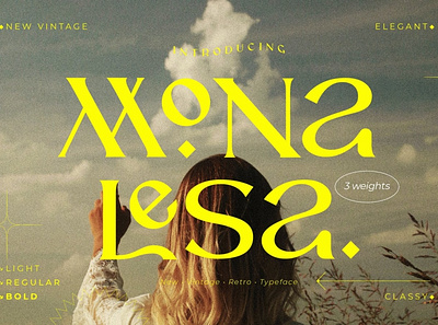 Monalesa - New Vintage Typeface advertising branding classy display display font elegant fashion font fonts lettering logo magazine minimalist modern sans serif serif stylish typeface typography unique