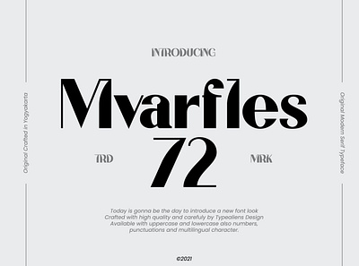 Mvarfles 72 Display Font advertising branding classy display display font elegant fashion font fonts lettering logo luxury magazine minimalist modern sans serif serif typeface typography unique