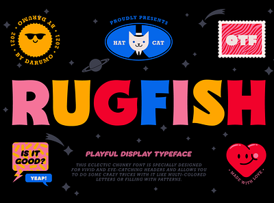 Rugfish - Playful Display Font advertising branding classy display display font elegant fashion font fonts lettering logo luxury magazine minimalist modern sans serif serif typeface typography unique