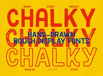 Chalky Family - Handdrawn Font advertising branding classy display display font elegant fashion font fonts lettering logo magazine minimalist modern sans serif serif stylish font typeface typography unique