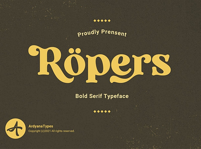 Ropers - Premium Font beauty classy design display elegant font fonts lettering logo modern premium premium font premium fonts sans serif serif typeface typography vintage web wedding