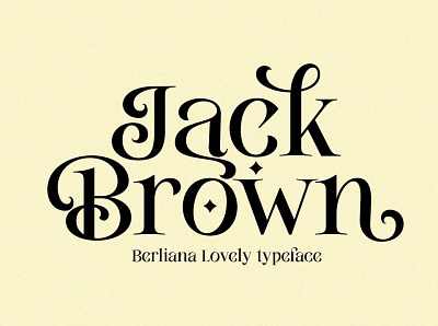 Berliana Lovely Font beauty font calligraphy decorative font display display font elegant font font lettering logo logo design logo font logotype modern modern font sans serif script serif typeface typography vintage font