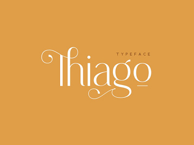 Thiago | Display Font