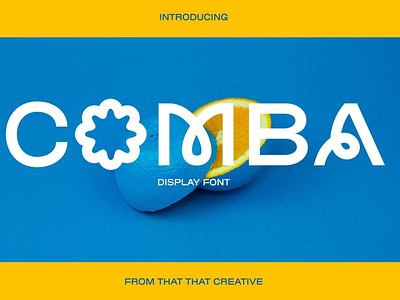 Comba Display Font 80s bold branding casual design display font fonts fun instagram lettering logo magazine modern poster psychedelic quirky sans sans serif serif