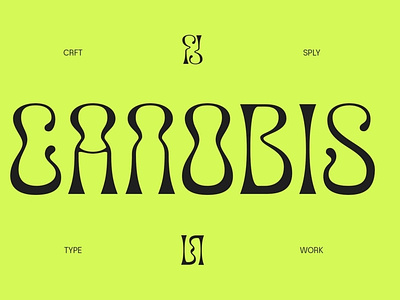 Canobis - Psychedelic Typeface brand branding design display font display fonts elegant fashion font fonts identity lettering logo logo font modern modern font modern fonts psychedelic quirky typeface typography