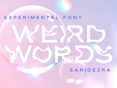 Weird Words - Display Font abstract aesthetic font attractive branding chic classic display elegant fancy fonts feminine fonts glamour fonts instagram logo love fonts magazine masculine modern fonts stylish fonts women