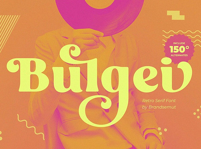 Bulgei - Modern Retro Serif Font beautiful calligraphy classy elegant fashion font fonts graphic design ligatures logo luxury modern retro retro font retro fonts serif typography vintage vintage font wedding