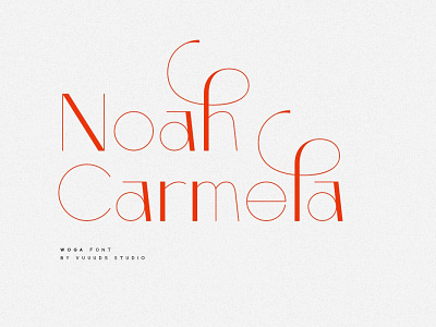 Woga Font branding calligraphy design display elegant font fonts lettering logo logo font logo fonts luxury font modern modern font modern fonts sans serif serif stylish font typeface typography