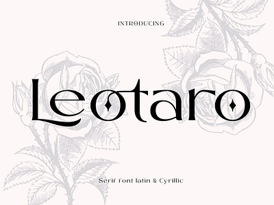 Leotaro Display Font banner brochure design elegant facebook fashion font fonts inspiration lettering logo modern poster product sans serif serif social type typeface