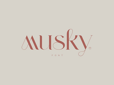 Musky Font advertising branding classy display display font elegant fashion fonts lettering logo luxury magazine minimalist modern sans serif serif stylish typeface typography unique