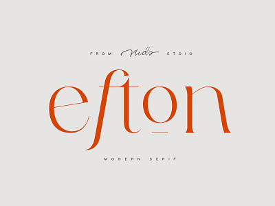 Efton Serif Font advertising branding classy display display font elegant fashion fonts lettering logo luxury magazine minimalist modern sans serif serif stylish typeface typography unique