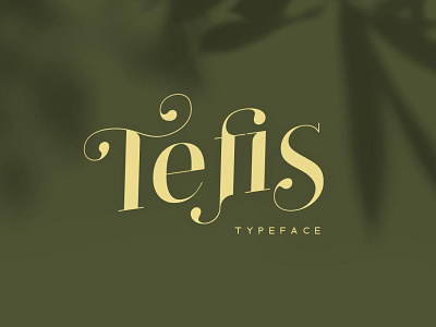 Tefis Font advertising branding calligraphy classy display display font elegant fashion fonts lettering logo magazine minimalist modern sans serif serif stylish typeface typography unique