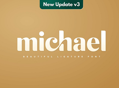 Michael Beautiful Ligature Font calligraphy display elegant font font resource fonts handwriting lettering ligature ligature font ligatures logo modern calligraphy modern font modern fonts protfessional sans serif sans serif font serif serif font