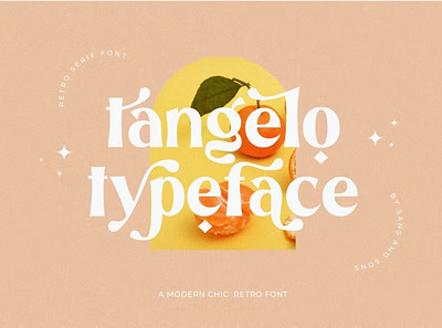 Tangelo Display Font calligraphy design display elegant font font resources fonts fonts collection handwriting handwritten lettering logo logos modern calligraphy modern font modern fonts modern retro retro font retro fonts sans serif