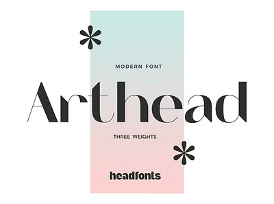 Free Arthead Modern Sans Serif Font decorative display font display fonts display typeface display typography elegant fashion font font resources fonts collection graphic design luxurious minimal modern sans serif sans serif font serif font sophisticated typeface urban