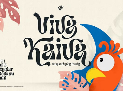 Free Viva Kaiva - Psychedelic Font branding creative display font display fonts display typeface display typography font resources fonts collection fun funny graphic design gypsy kids logo psychedelic retro sans serif font serif font unique vintage