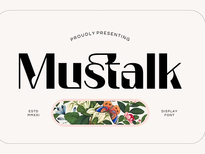 Free Mustalk Display Font calligraphy display font display fonts font font design font resources fonts fonts collection free font lettering letters modern font modern fonts sans serif script serif type typeface typo typography