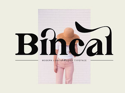 Free Bincal Display Font decorative display font display fonts display typeface display typography elegant fashion font font resources fonts collection graphic design luxurious minimal modern sans serif sans serif font serif font sophisticated typeface urban