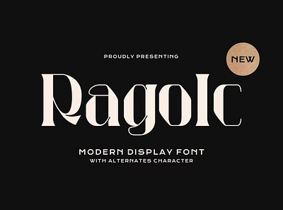 Ragolc Display Font calligraphy display font display fonts font font design font resources fonts fonts collection free lettering letters modern font modern fonts sans serif script serif type typeface typo typography