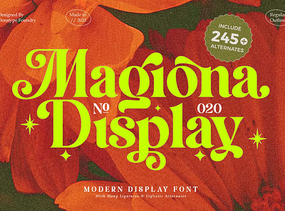 Free Magiona Display Font advertising branding classy display display font elegant fashion fonts lettering logo luxury magazine minimalist modern sans serif serif stylish typeface typography unique