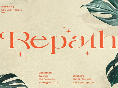 Free Repath Display Font abc alphabet calligraphy design display font fonts lettering logo modern sans serif serif sign style symbol text type typography vector vintage